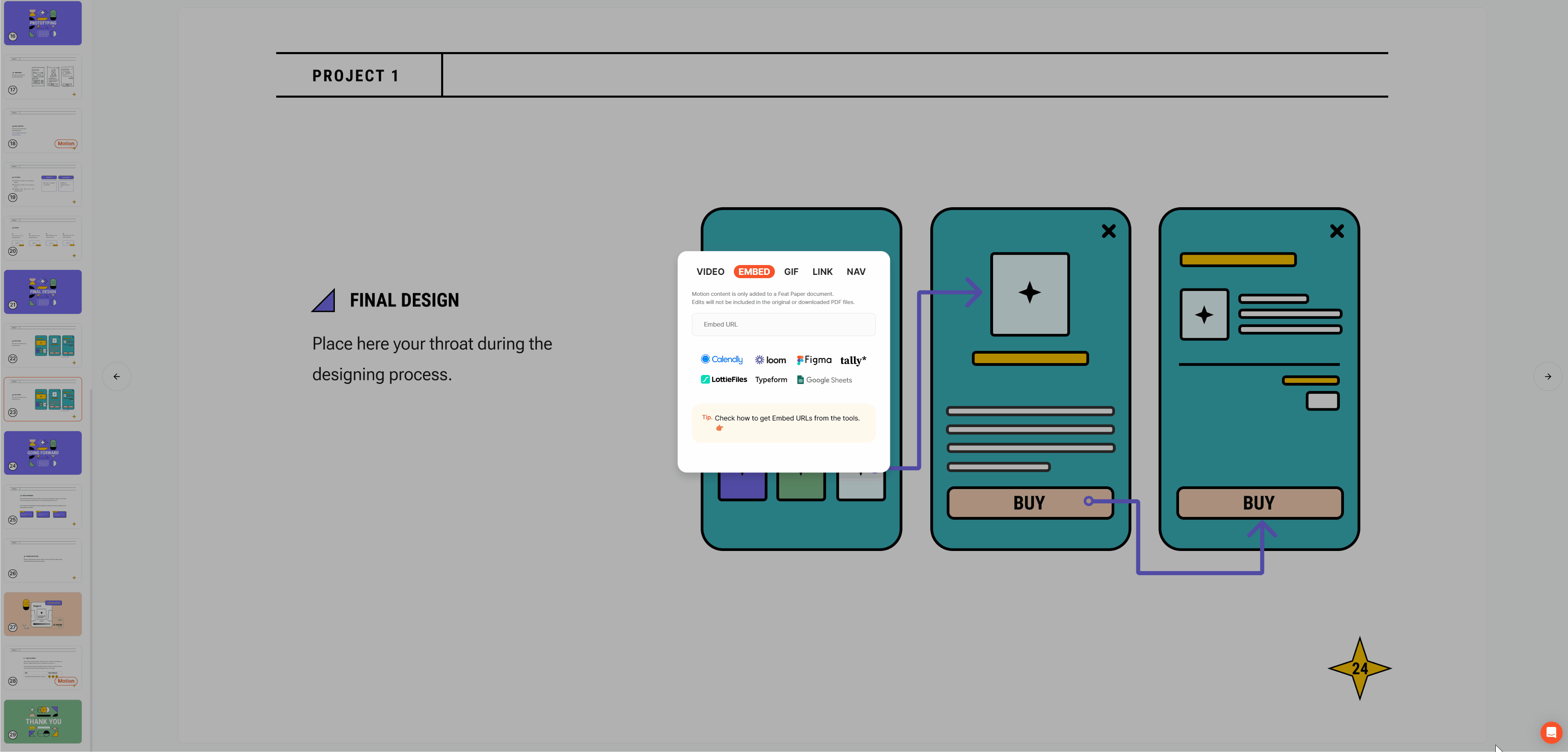 prototype using figma embed