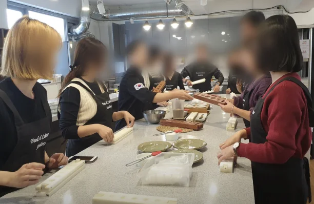 푸드앤컬쳐코리아 내부 수업 진행 사진