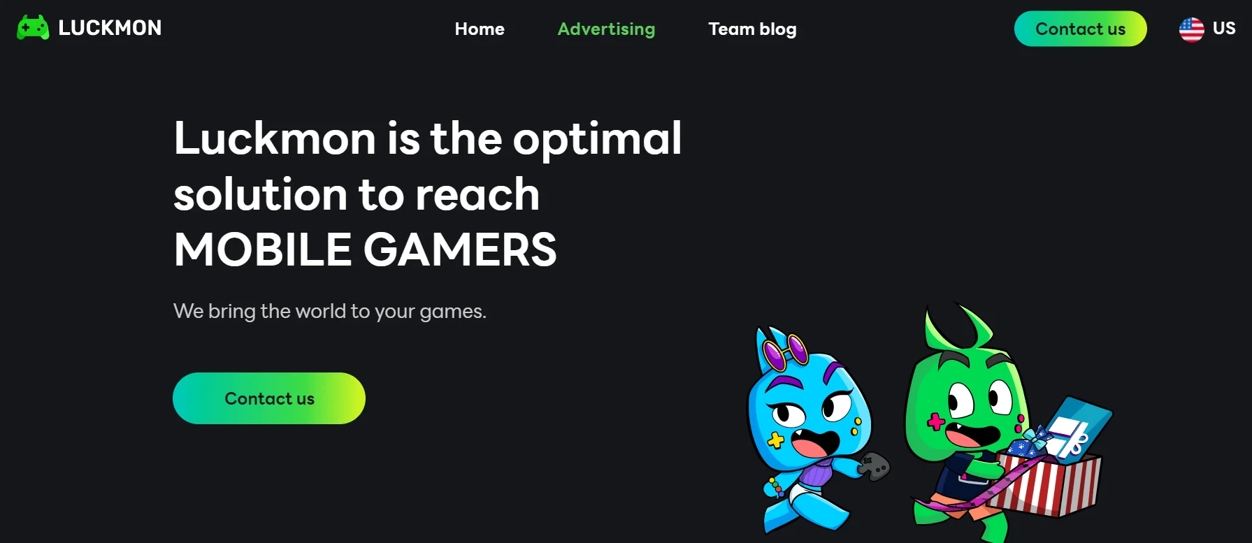 Luckmon 홈페이지