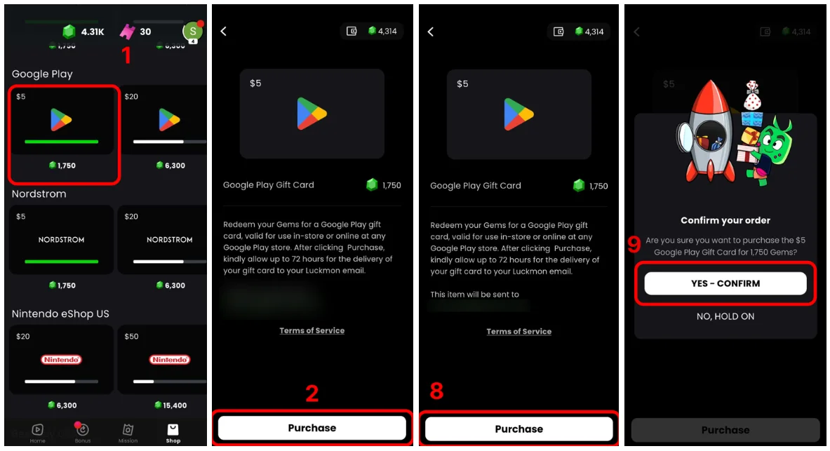  Luckmon 모바일 앱 얼굴인증 서비스