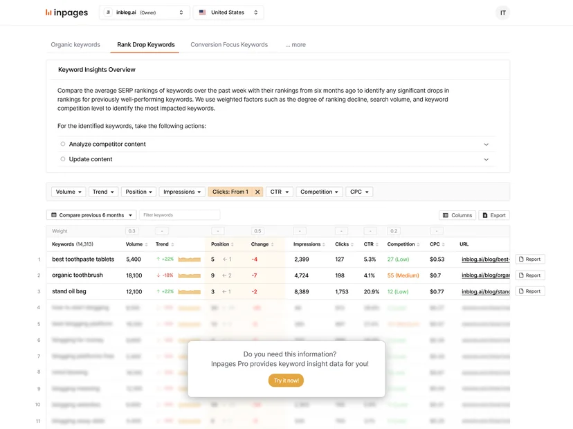 inpages demo