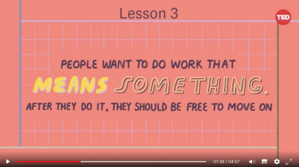 넷플릭스 기업문화에 대한 테드 톡 스크린샷