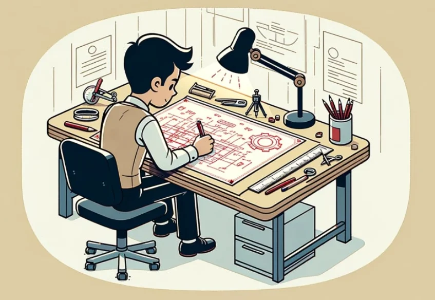 PCT 국제특허 도면의 중요성을 설명하기 위한 특허 도면 일러스트