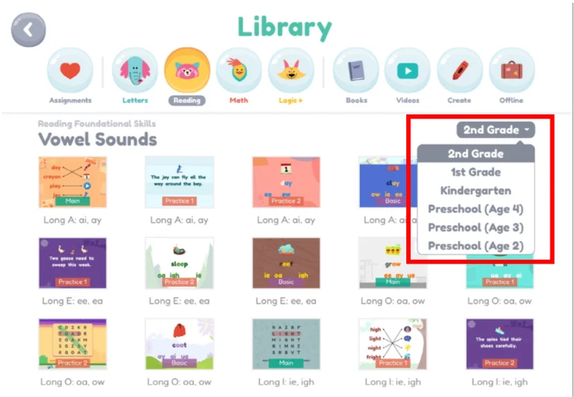 Khan Academy Kids_Phonics