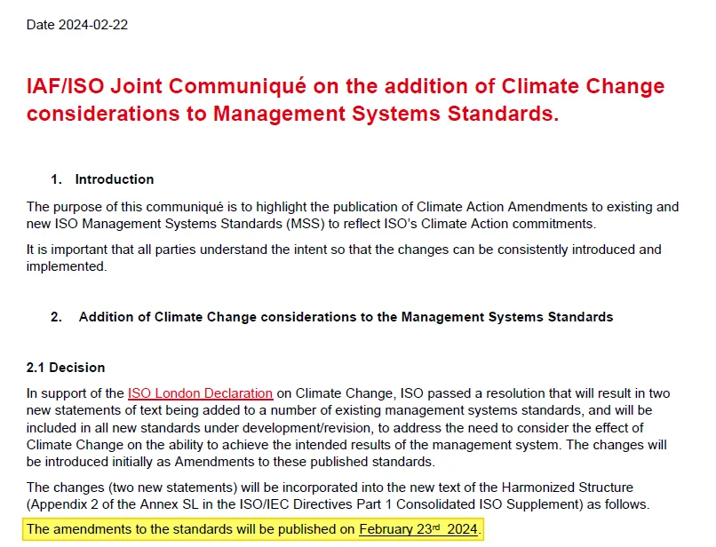 ISO 2024 개정