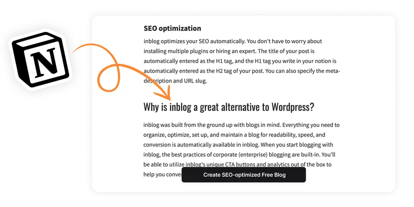 Notion to inblog