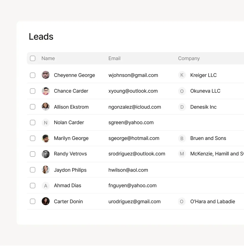 inblog lead feature