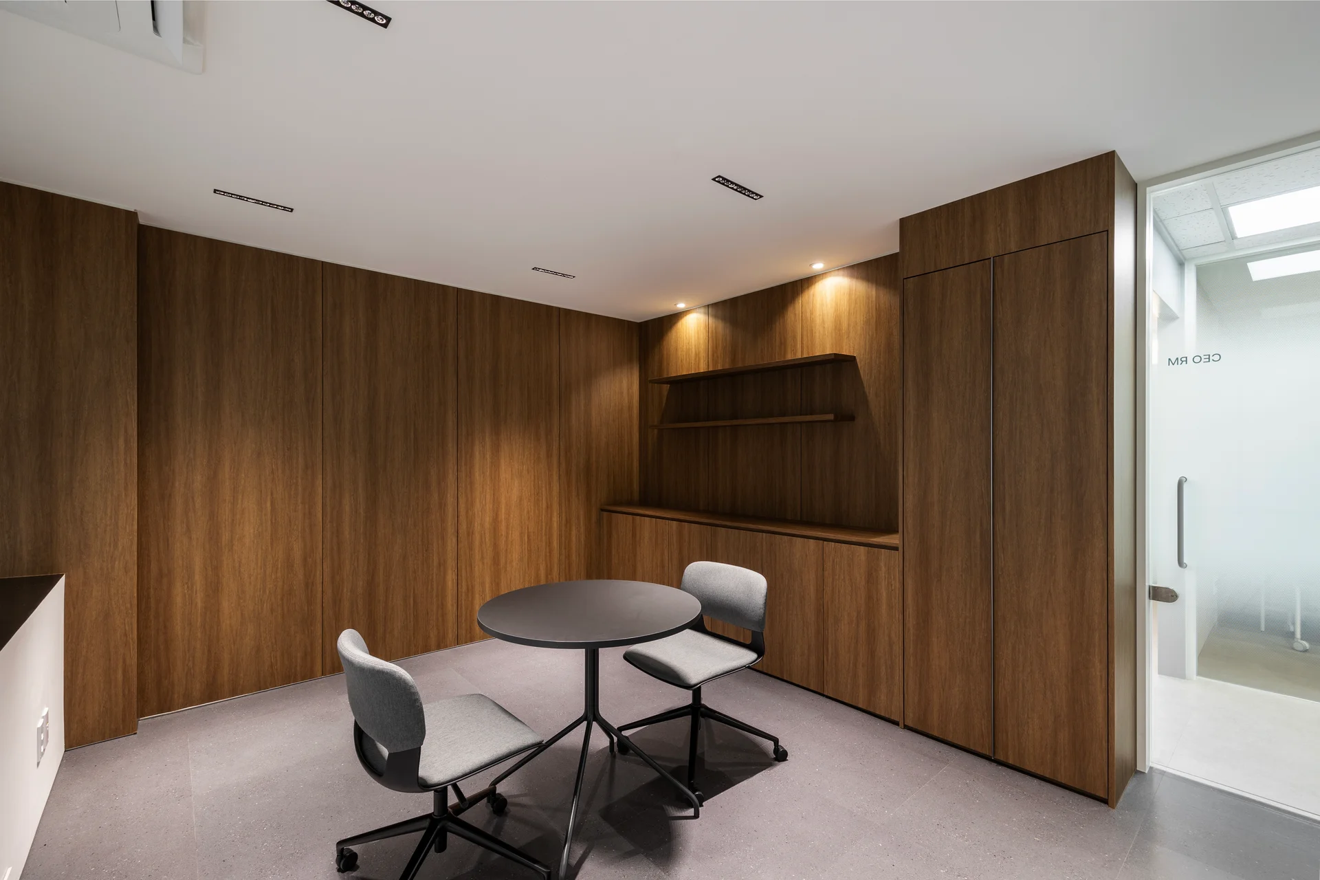 팝콘사 회사 사장실 인테리어