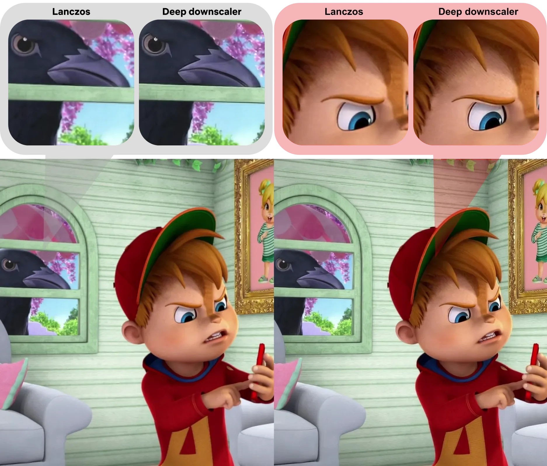 For your eyes only: improving Netflix video quality with neural networks