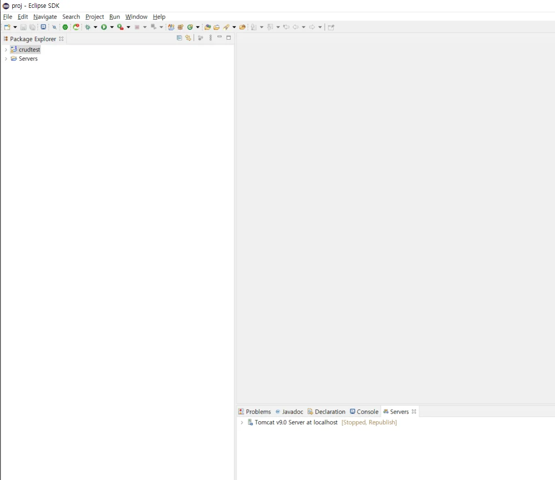 스프링 레거시 프로젝트 + 서버 연결