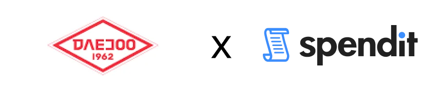 대주산업과 스팬딧 로고