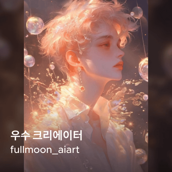 크리에이터 fullmoon_aiart 님의 <핑크 산호초가 남자라면?>