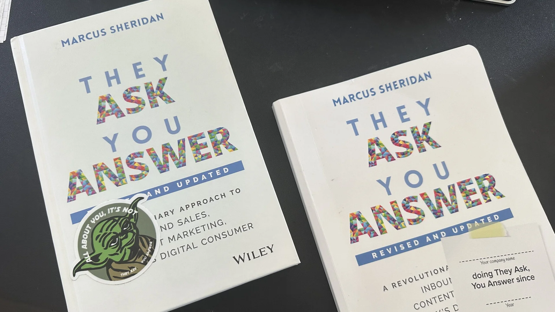 They Ask You Answer 책