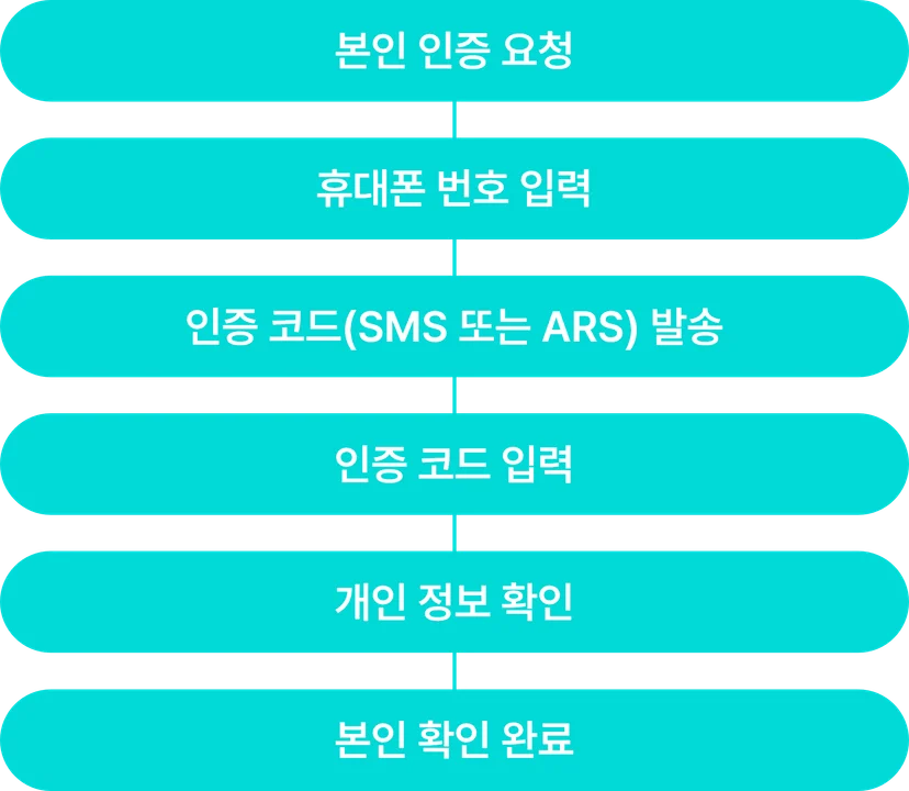 PASS 본인 인증 프로세스
