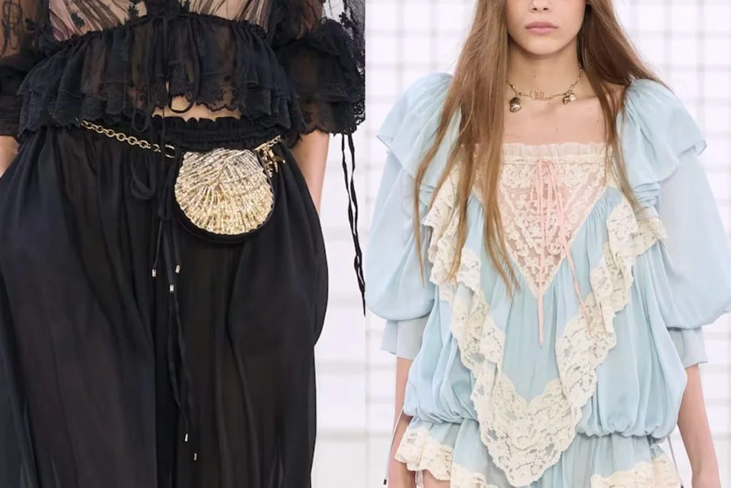 끌로에 2025 S/S 패션쇼의 액세서리 스타일