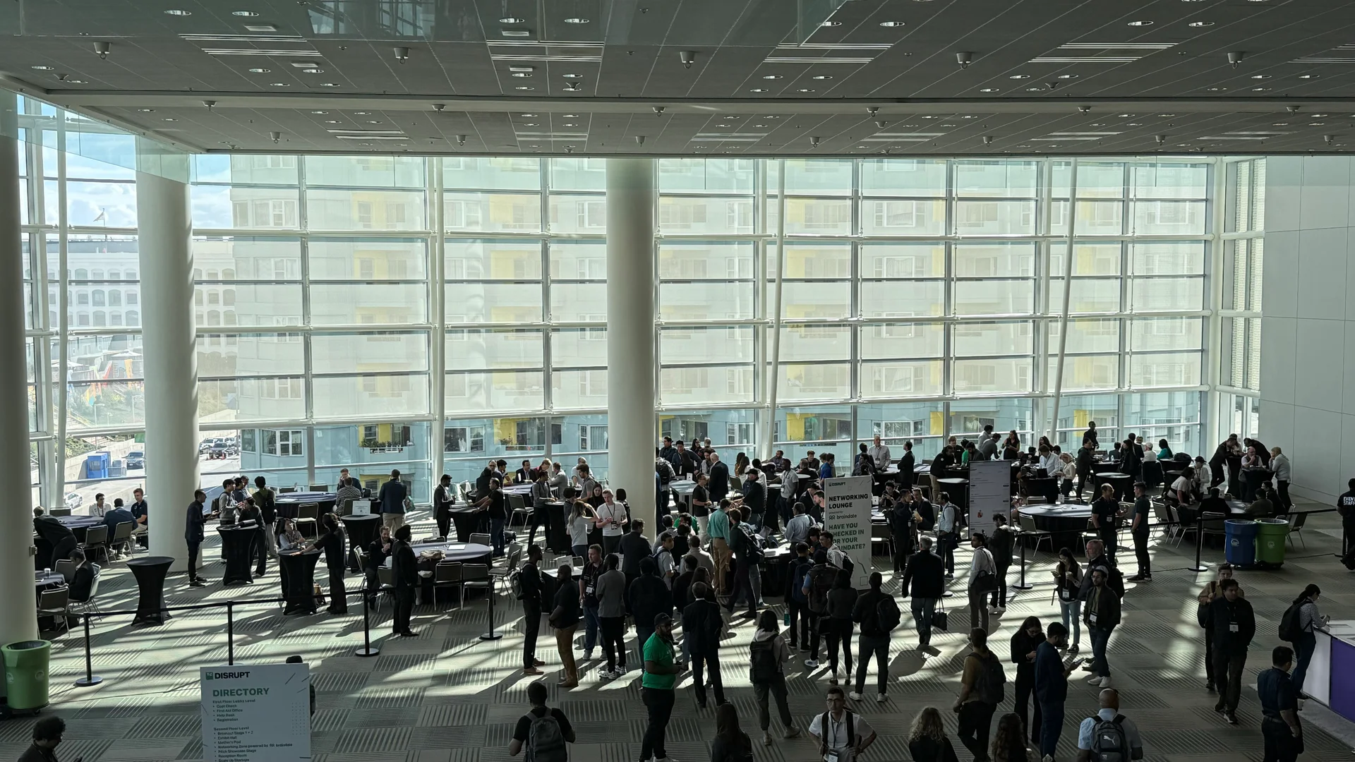 TechCrunch Disrupt 2024 네트워킹 현장