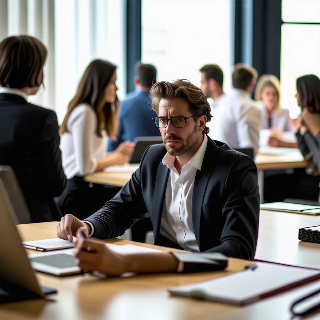 불만이 있는 팀원