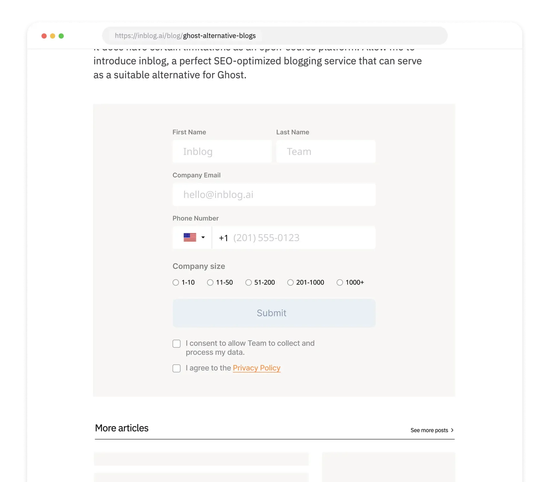 inblog에 내장되어 있는 폼 기능