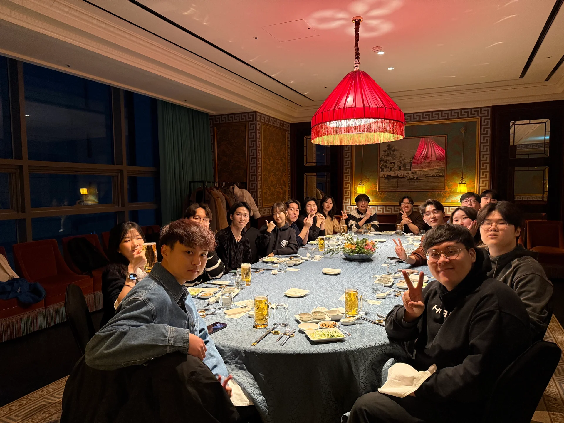 블럭스 전체 회식