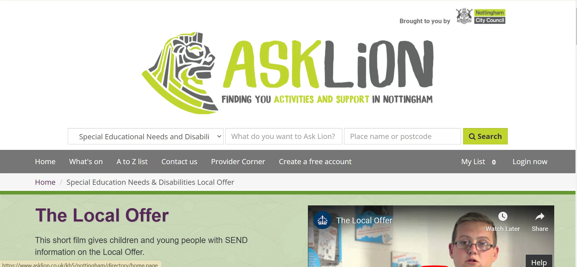 AskLiON: Local Information Online