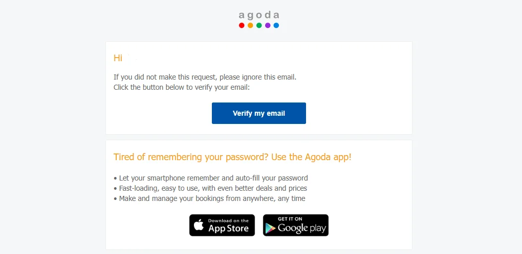 아고다 파트너스 이메일 인증