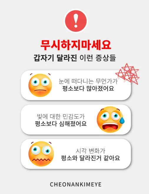천안 망막박리