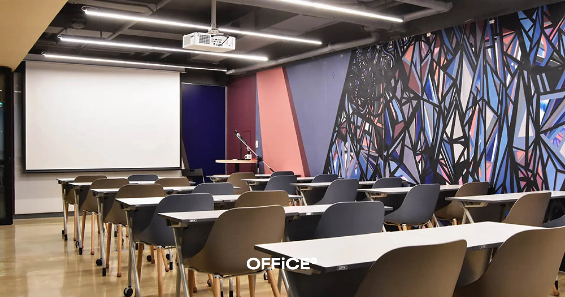 오피스B 기하학 디자인 예시2