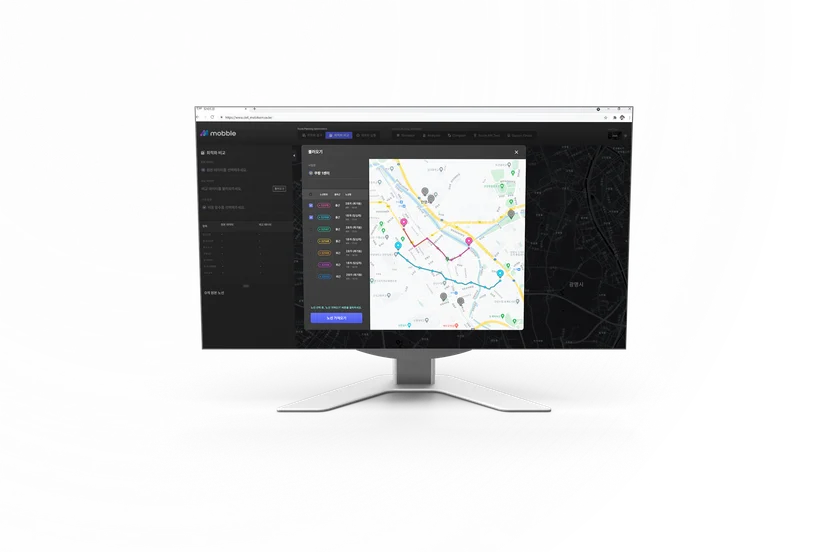 FMS 시스템, 통근버스, 씨엘모빌리티, mobble, 모블,차랑관제,위치관제,버스관제