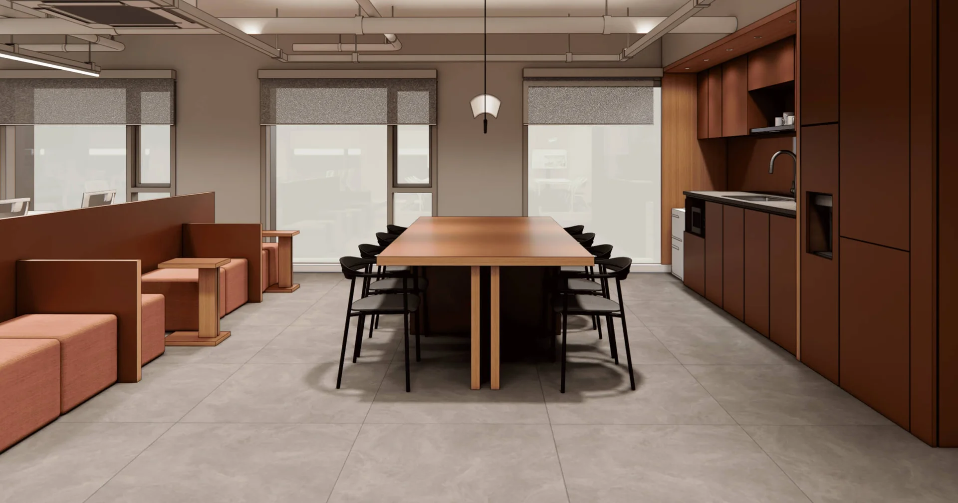 오피스B 역삼 2호점 탕비 공간