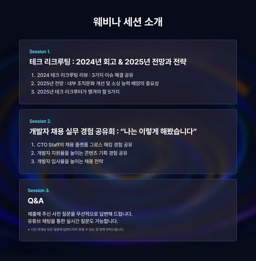 2025년 테크 리크루팅을 성공으로 이끌 해답
