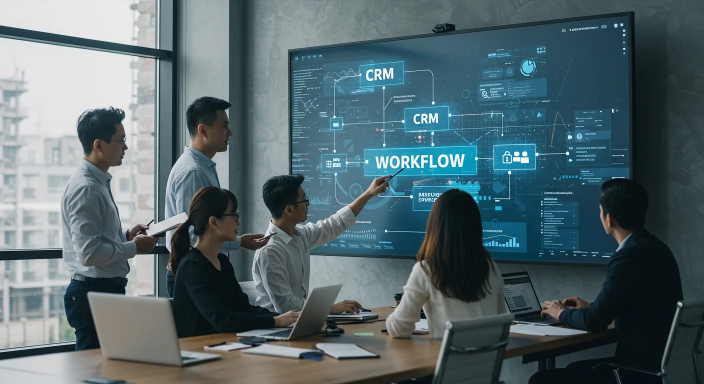 CRM 마케팅 솔루션 워크플로우