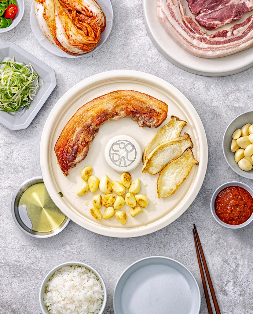 집에서도 냄새 없이 고기 굽기, 쿠달 에어그릴팬