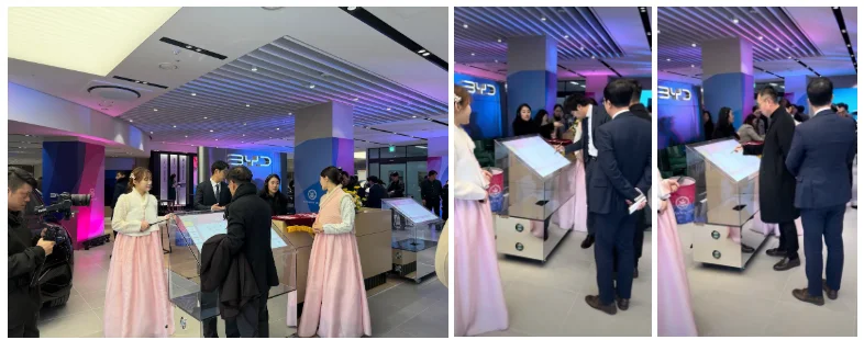 투명 전자 방명록에 남기는 소중한 메세지들