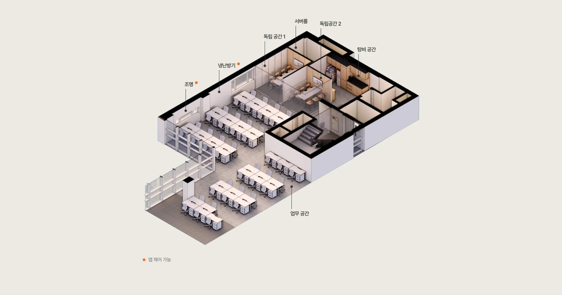 오피스B 선릉 1호점 내부 인테리어