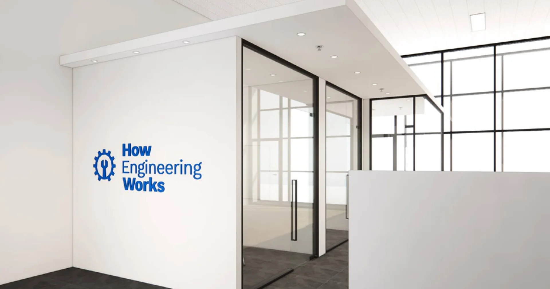 하우엔지니어링웍스 사무실 렌더 이미지