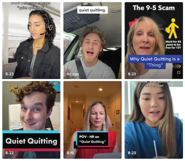 조용한 퇴사 (Quiet quitting)