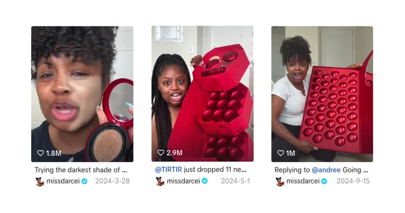 Targeted Gifting : TirTir's collaboration with Miss Darcei