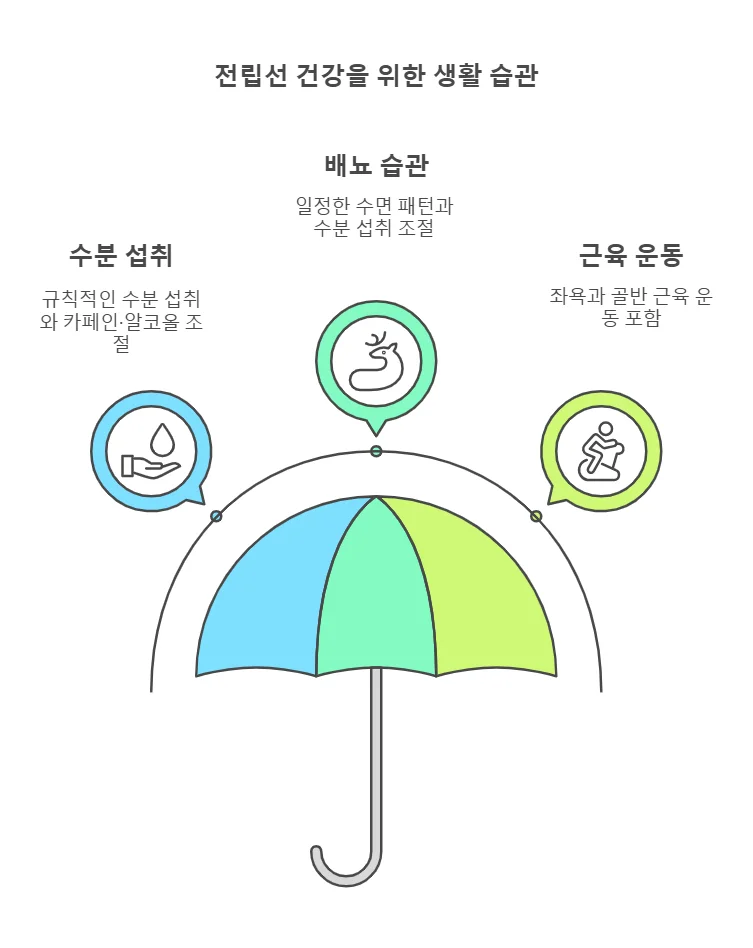 전립선 건강을 위한 생활관리