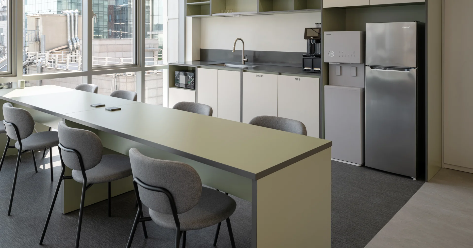 오피스B 탕비실 인테리어