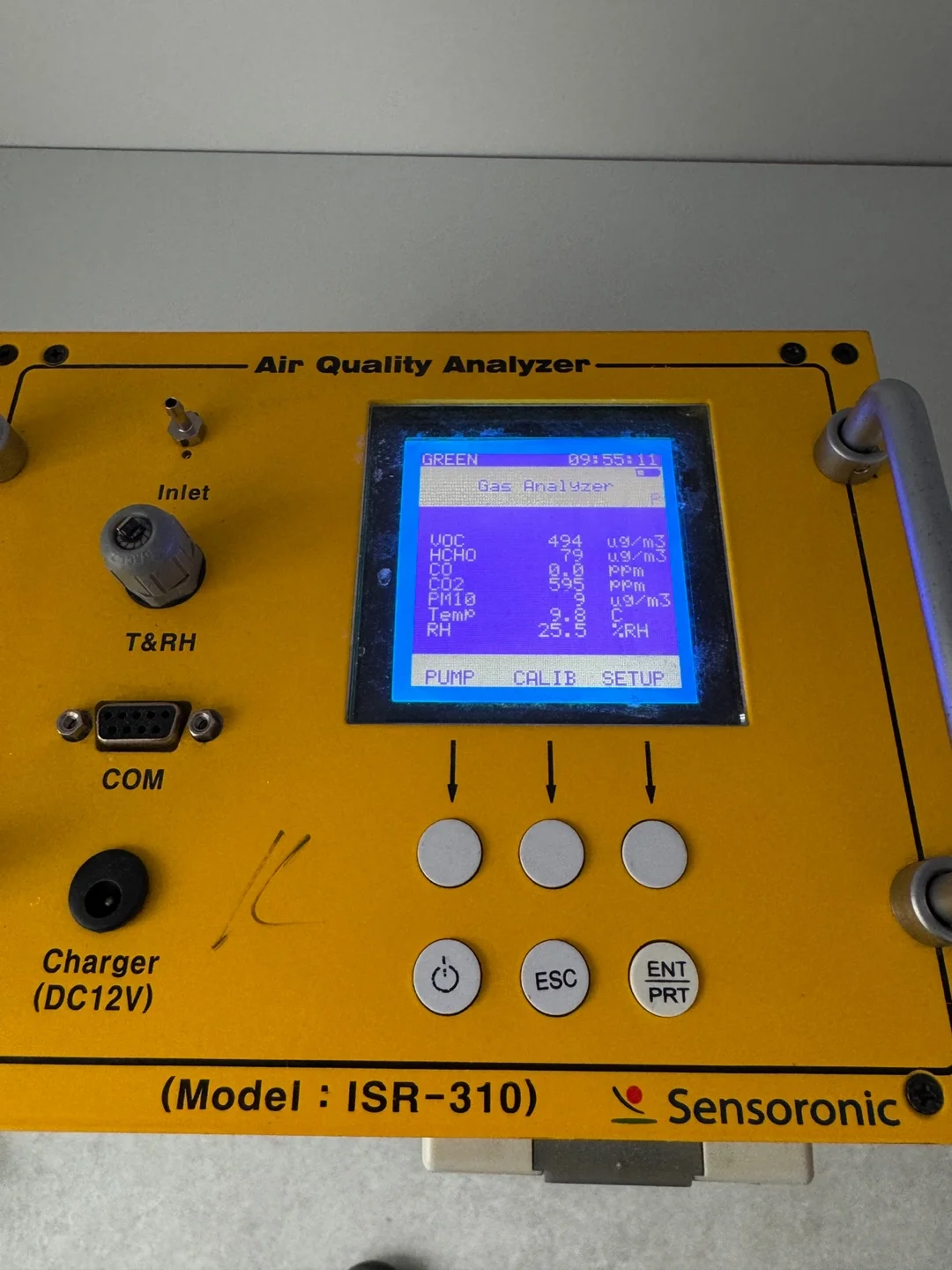 새집증후군 시공 후 측정결과