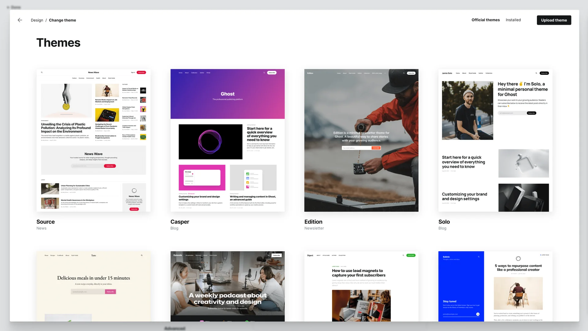 ghost_theme_select_page