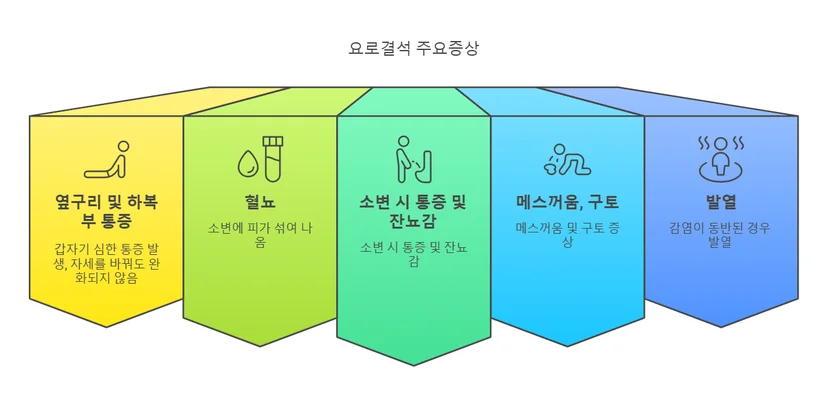 천안 요로결석 주요증상