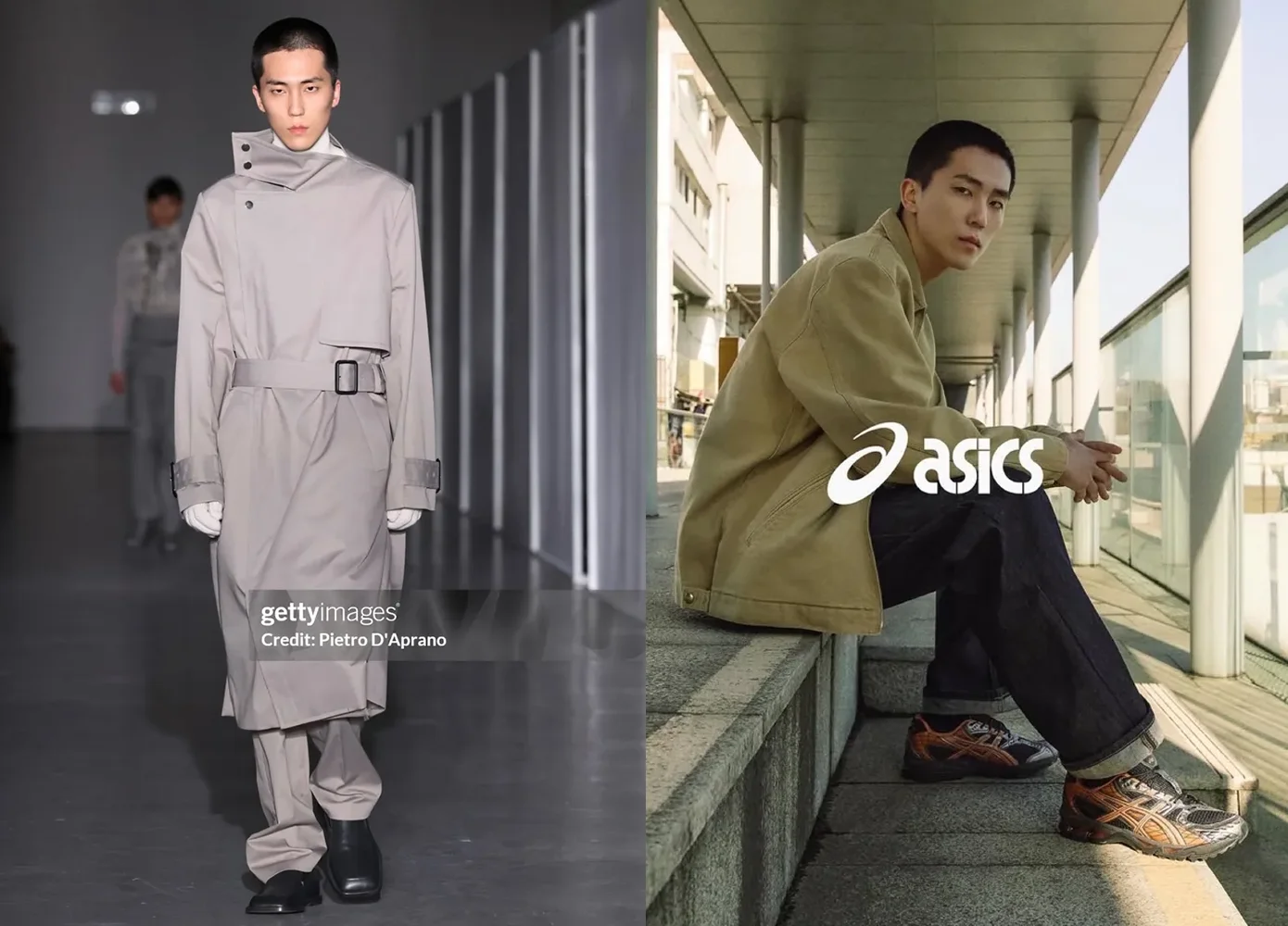 아식스 모델, 김정철