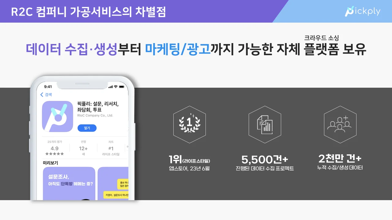 데이터 수집부터 마케팅/광고까지 진행할 수 있는 플랫폼