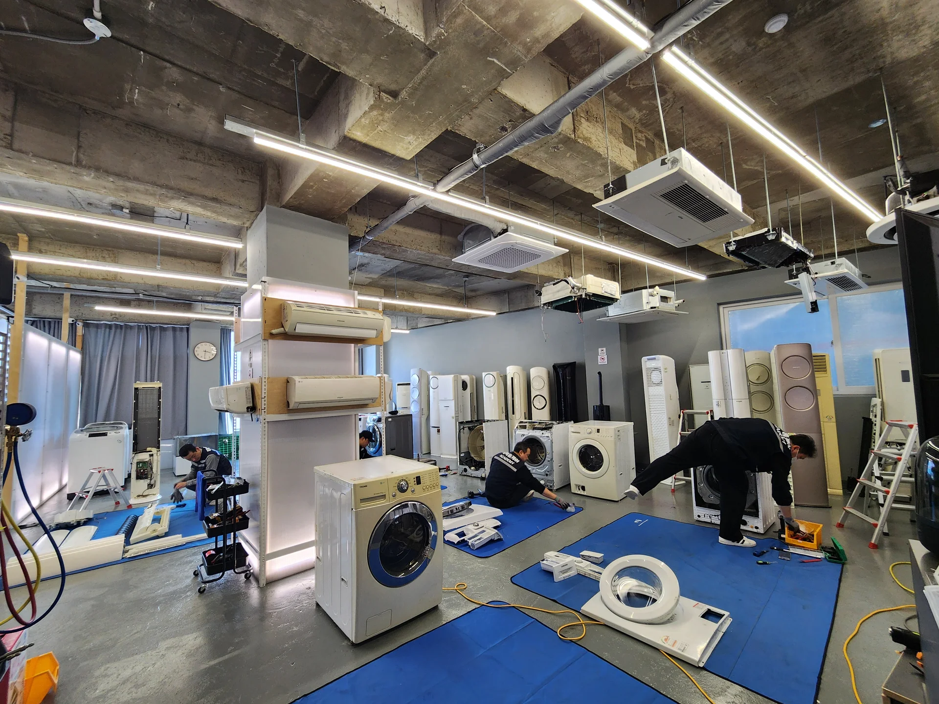 에어컨 청소 및 가전 세척 홈케어 창업 50대 교육생