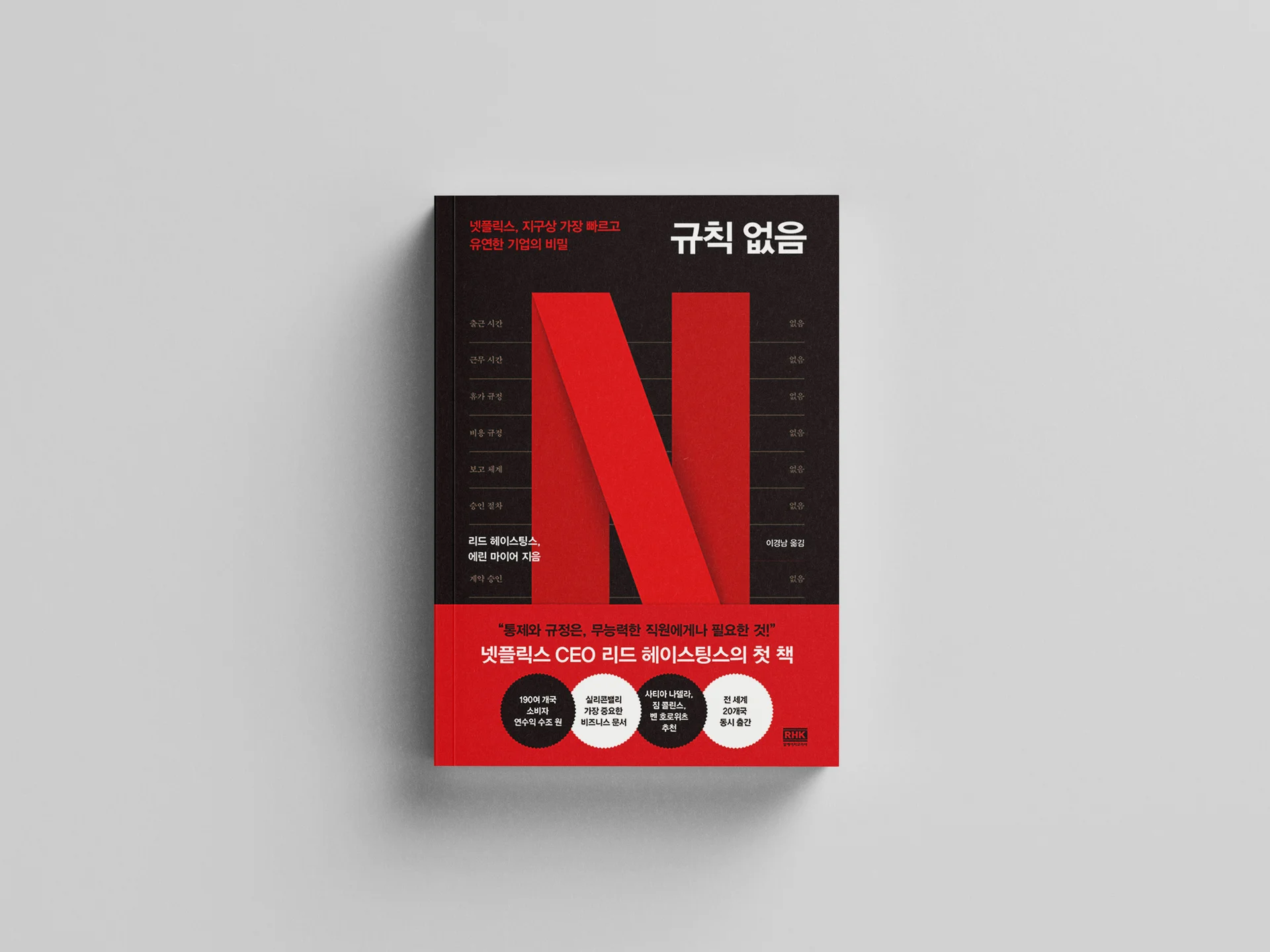 넷플릭스의 조직 문화를 담은 도서