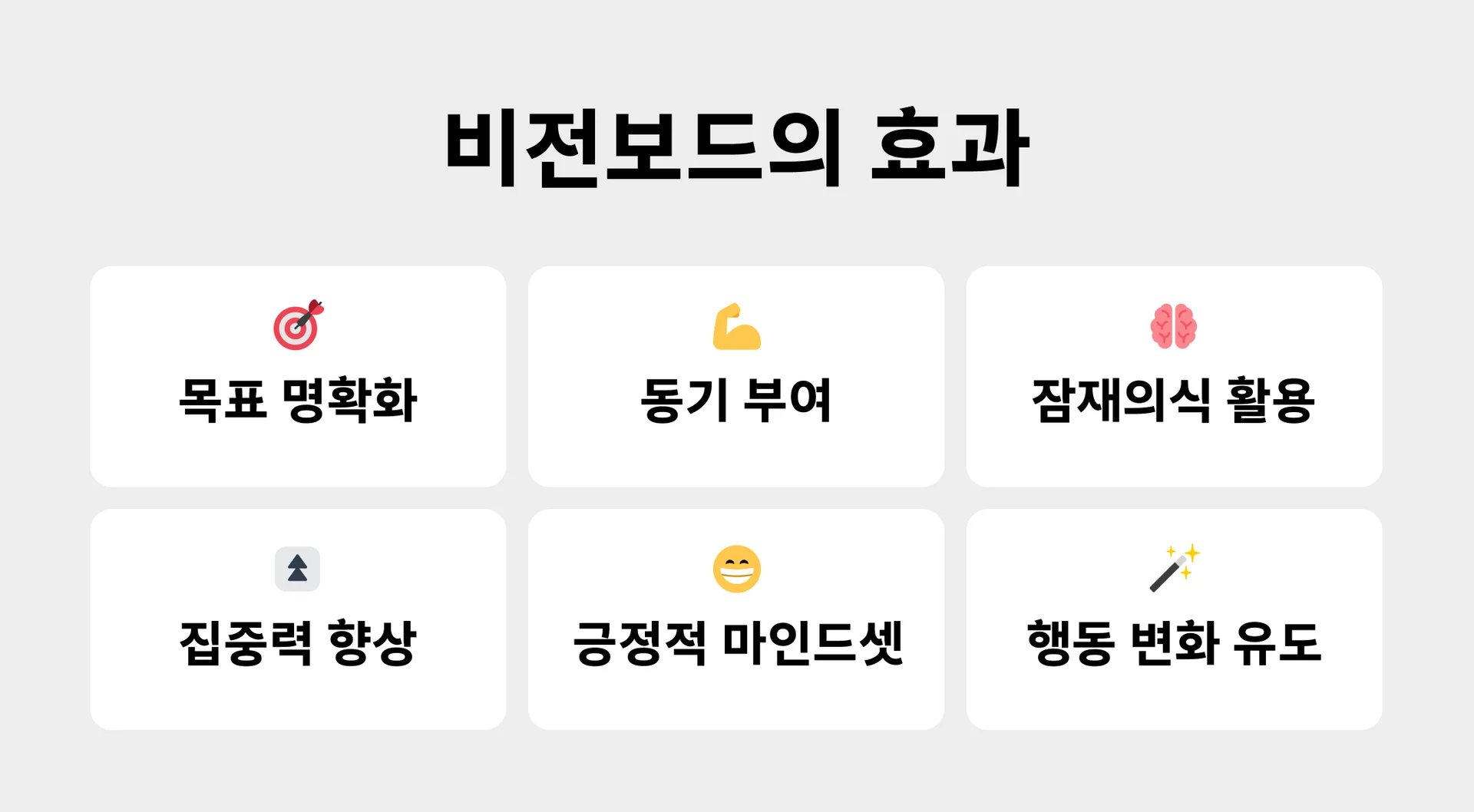 비전보드의 효과 6가지 이미지