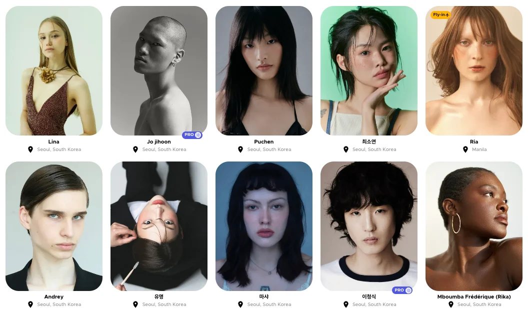 Spotlite, a model casting platform