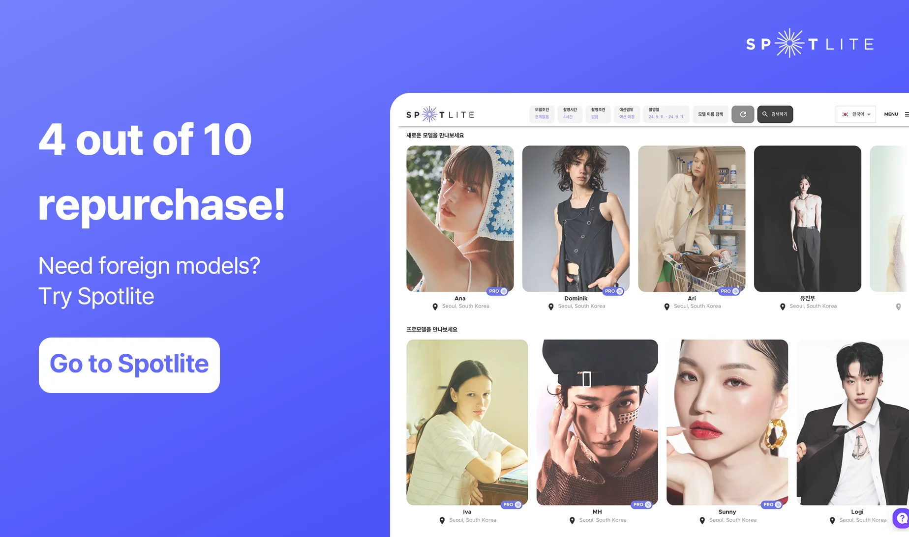 Foreign Model Casting, Spotlite