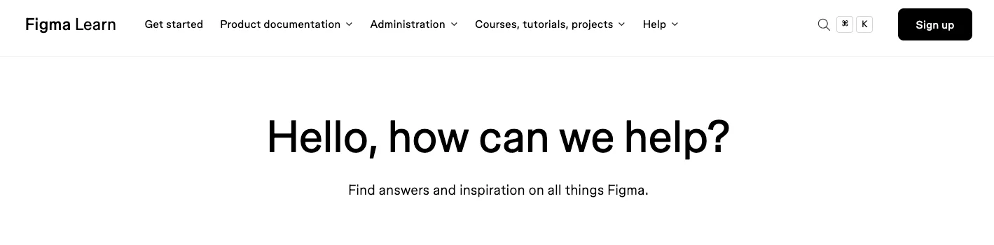 피그마 환불 요청 1단계: Figma 고객 지원 페이지 방문